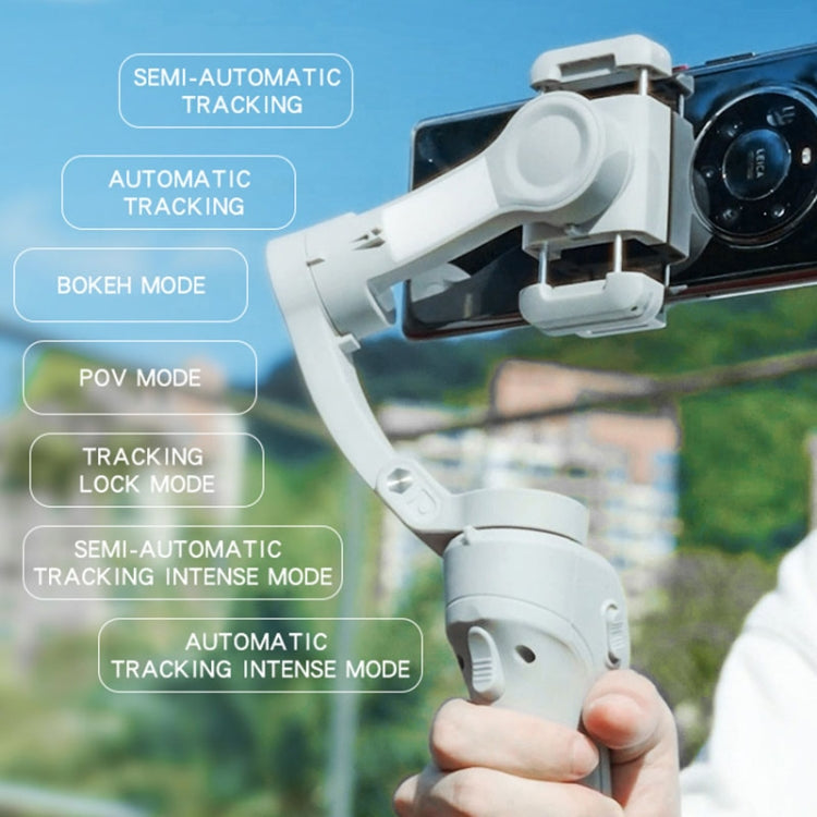 Yesido SF18 Phone Stabilizer Three-Axis Anti-Shake Handheld Gimbal(White) - free shipping - PMC TechLife - Order now!