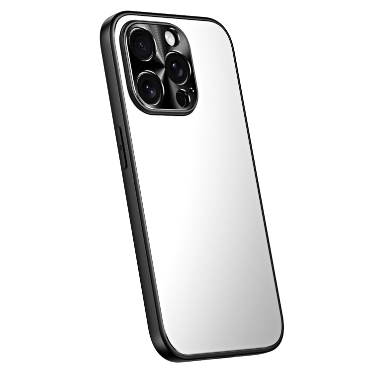 For iPhone 14 Pro R-JUST RJ-61 Electroplating Frosted TPU + PC Phone Case(Silver) - iPhone 14 Pro Cases by R-JUST | Online Shopping South Africa | PMC Jewellery