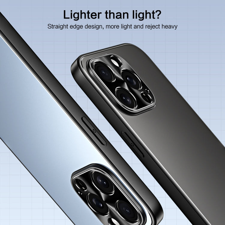 For iPhone 14 R-JUST RJ-61 Electroplating Frosted TPU + PC Phone Case with Holder(Silver) - iPhone 14 Cases by R-JUST | Online Shopping South Africa | PMC TechLife | Buy Now Pay Later Mobicred