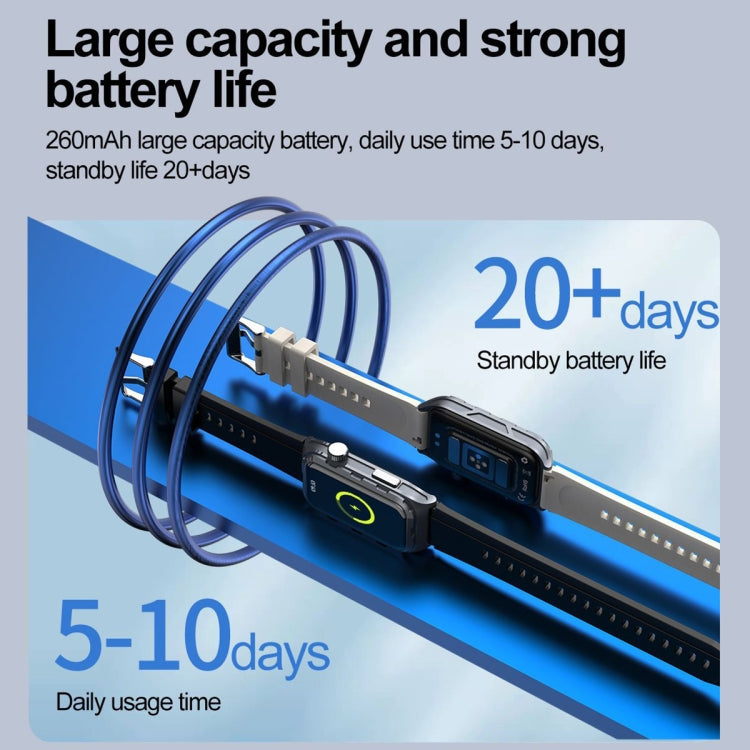 TK79 1.47 inch IP68 Waterproof Smart Watch, Support ECG / Blood Glucose / Blood Oxygen Monitoring / Uric Acid(Beige) - Smart Wristbands by PMC TechLife | Online Shopping South Africa | PMC TechLife | Buy Now Pay Later Mobicred