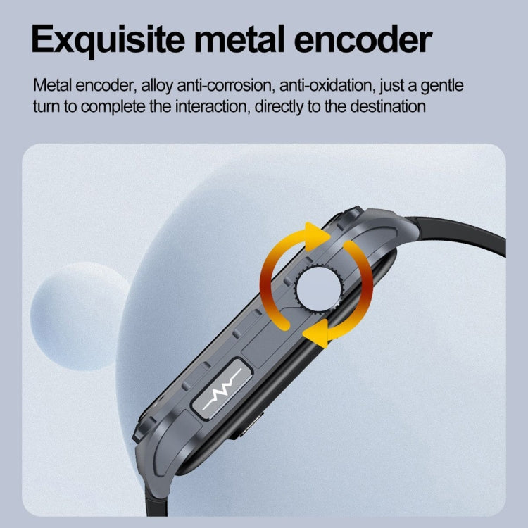 TK79 1.47 inch IP68 Waterproof Smart Watch, Support ECG / Blood Glucose / Blood Oxygen Monitoring / Uric Acid(Beige) - Smart Wristbands by PMC TechLife | Online Shopping South Africa | PMC TechLife | Buy Now Pay Later Mobicred