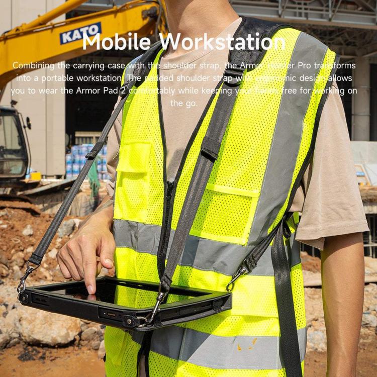 For Ulefone Armor Pad 4 Series Ulefone 4 in 1 Multi-purpose Tablet Carry Case(Black) - free shipping - PMC TechLife - Order now!