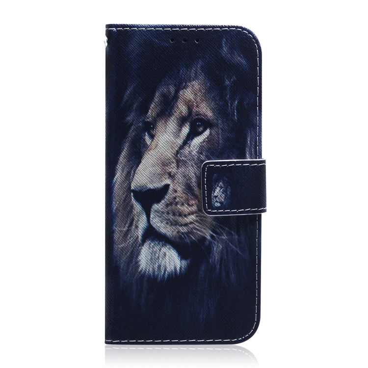 For Google Pixel 9 Coloured Drawing Flip Leather Phone Case(Lion) - Google Cases by PMC Jewellery | Online Shopping South Africa | PMC Jewellery | Buy Now Pay Later Mobicred