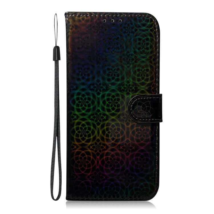 For Google Pixel 9 Colorful Magnetic Buckle Leather Phone Case(Black) - Google Cases by PMC Jewellery | Online Shopping South Africa | PMC Jewellery | Buy Now Pay Later Mobicred