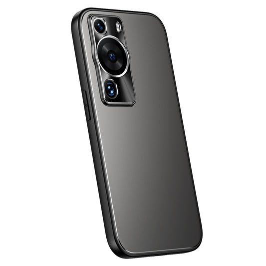 For Huawei P60 / P60 Pro R-JUST RJ-61 Electroplating Frosted TPU + PC Phone Case(Grey) - Huawei Cases by R-JUST | Online Shopping South Africa | PMC Jewellery