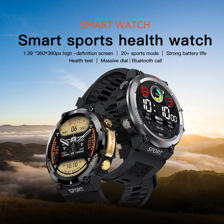 LEMFO LF33 1.39 inch TFT Round Screen Smart Watch Supports Bluetooth Calls(Black) - free shipping - PMC TechLife - Order now!