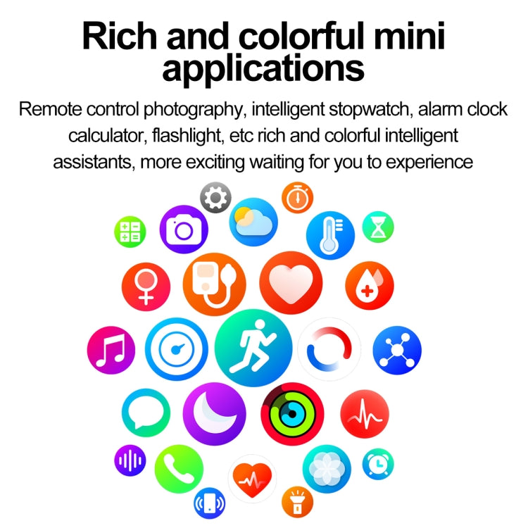 ET580 2.04 inch AMOLED Screen Sports Smart Watch Support Bluethooth Call /  ECG Function(Blue Silicone Band) - Smart Watches by PMC TechLife | Online Shopping South Africa | PMC TechLife
