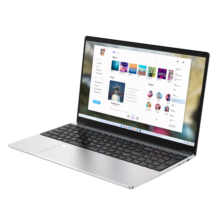 GXMO F152G 15.6 inch Laptop, 16GB+512GB, Windows 11 Intel Alder Lake N95 Quad Core, Support Fingerprint Unlock(Silver) - free shipping - PMC TechLife - Order now!