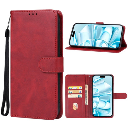 For iPhone 16 Leather Phone Case(Red) - iPhone 16 Cases by PMC Jewellery | Online Shopping South Africa | PMC Jewellery | Buy Now Pay Later Mobicred