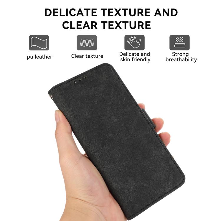 For iPhone 17 ABEEL Frosted Magnetic RFID Leather Phone Case(Black) - free shipping - PMc TechLife - Order now!