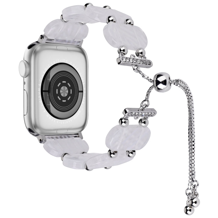 For Apple Watch Series 3 42mm Resin Retractable Chain Watch Band(Fluorescent) - free shipping - PMC TechLife - Order now!