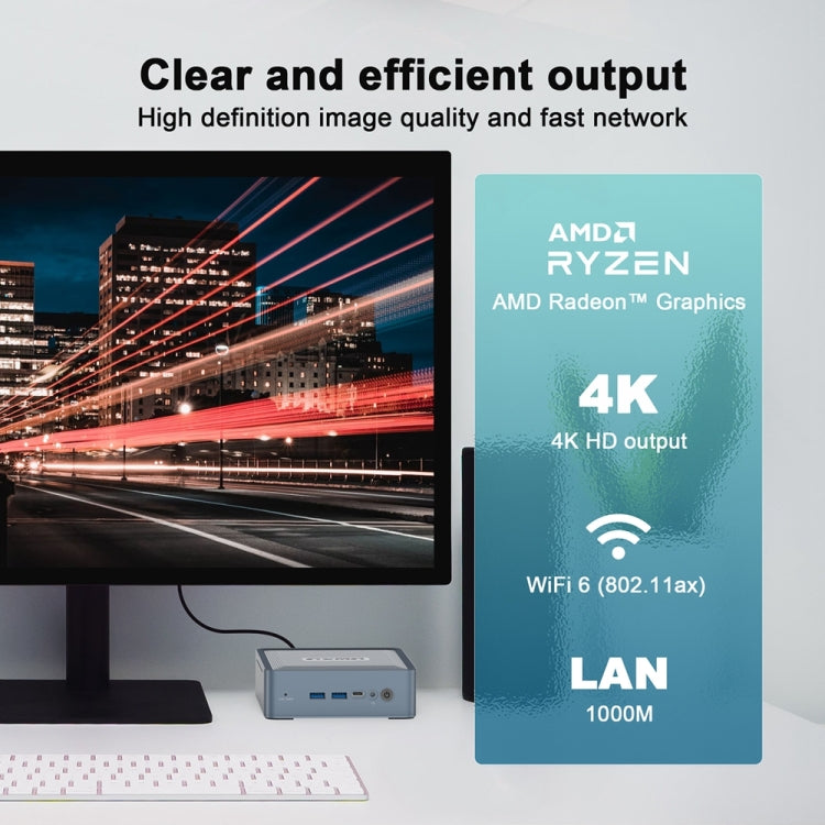 GXMO U58 Windows 11 AMD Ryzen 7-5825U 8 Core Processor Mini Computer, Specification:Without RAM & SSD - free shipping - PMc TechLife - Order now!