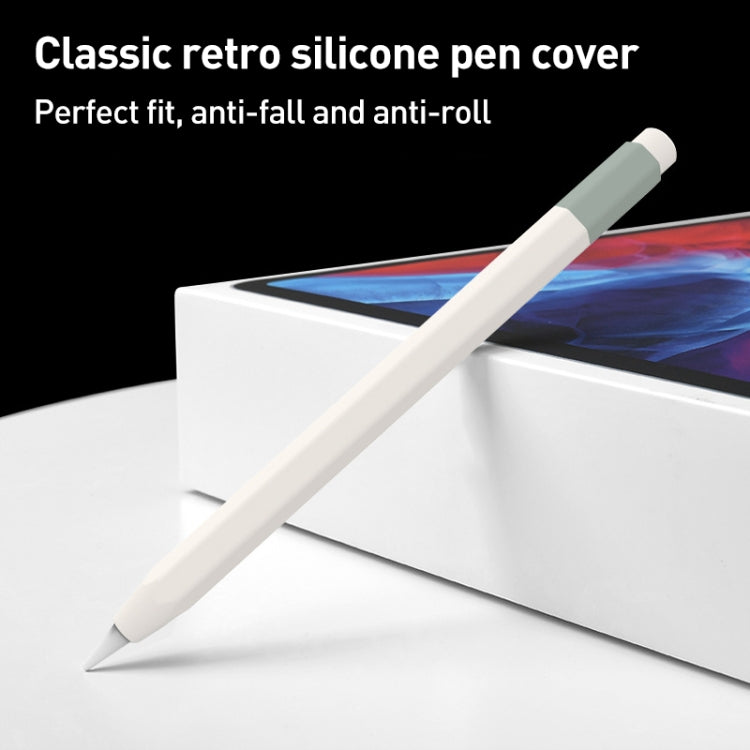 For Apple Pencil USB-C Pencil Style Liquid Silicone Stylus Case(Bluish-white) - Pencil Accessories by PMC Jewellery | Online Shopping South Africa | PMC Jewellery | Buy Now Pay Later Mobicred