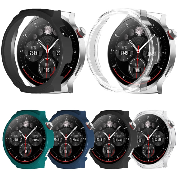For Aigo Smart Watch V8 Half Coverage PC Watch Protective Case(Black) - Watch Case by PMC TechLife | Online Shopping South Africa | PMC TechLife