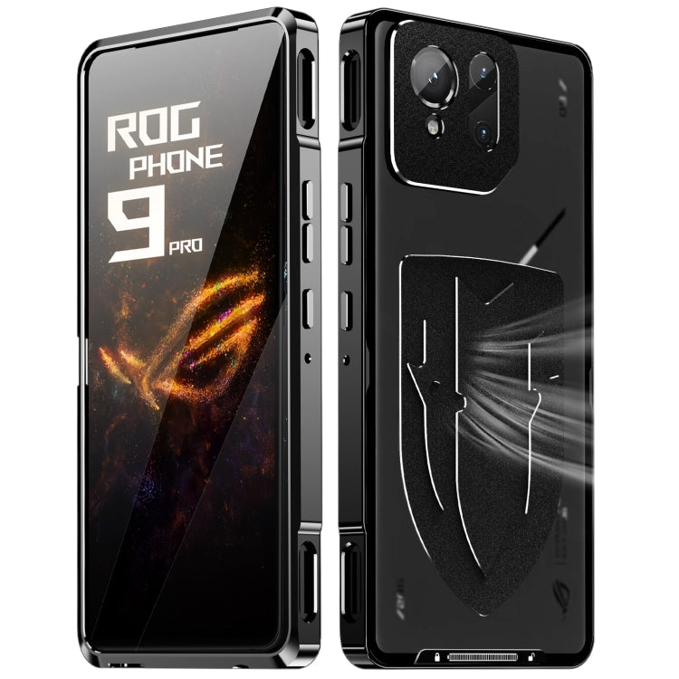 For ASUS ROG Phone 9 / 9 Pro Metal Cooling Phone Case(Black) - ASUS Cases by PMC TechLife | Online Shopping South Africa | PMC TechLife | Buy Now Pay Later Mobicred