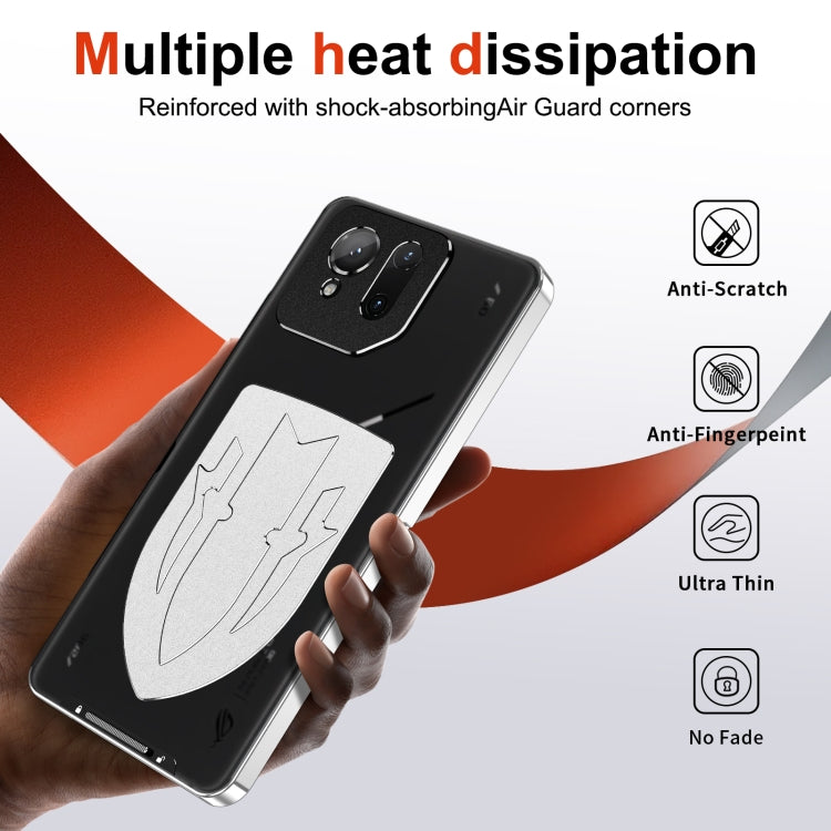For ASUS ROG Phone 9 / 9 Pro Metal Cooling Phone Case(Black) - ASUS Cases by PMC TechLife | Online Shopping South Africa | PMC TechLife | Buy Now Pay Later Mobicred