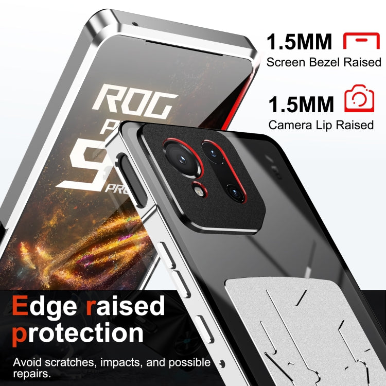 For ASUS ROG Phone 9 / 9 Pro Metal Cooling Phone Case(Black) - ASUS Cases by PMC TechLife | Online Shopping South Africa | PMC TechLife | Buy Now Pay Later Mobicred