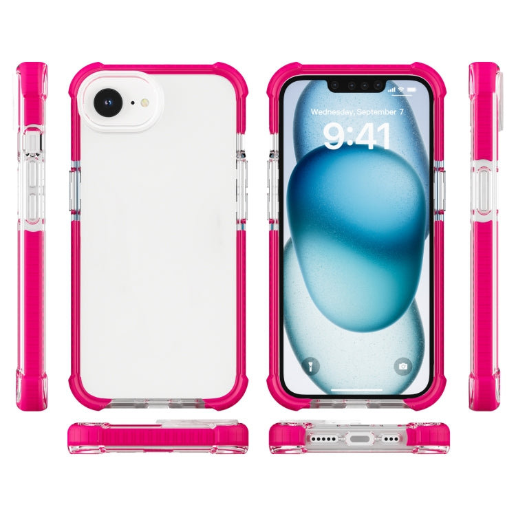 For iPhone SE 2024 Acrylic Full Coverage Shockproof Phone Case(Pink) - More iPhone Cases by PMC Jewellery | Online Shopping South Africa | PMC Jewellery | Buy Now Pay Later Mobicred