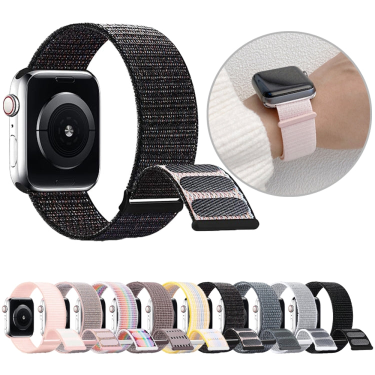 For Apple Watch Ultra 49mm Dual Hook and Loop Nylon Watch Band(Grey) - Watch Bands by PMC TechLife | Online Shopping South Africa | PMC TechLife