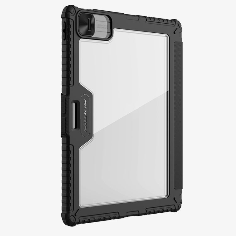 For iPad Pro 13 2024 NILLKIN Bumper Pro Multi-angle Folding Style Tablet Leather Case(Black) - iPad Pro 13 2024 Cases by NILLKIN | Online Shopping South Africa | PMC Jewellery | Buy Now Pay Later Mobicred