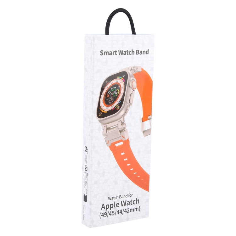 For Apple Watch Series 7 45mm Explorer TPU Watch Band(Titanium Black) - free shipping - PMC TechLife - Order now!
