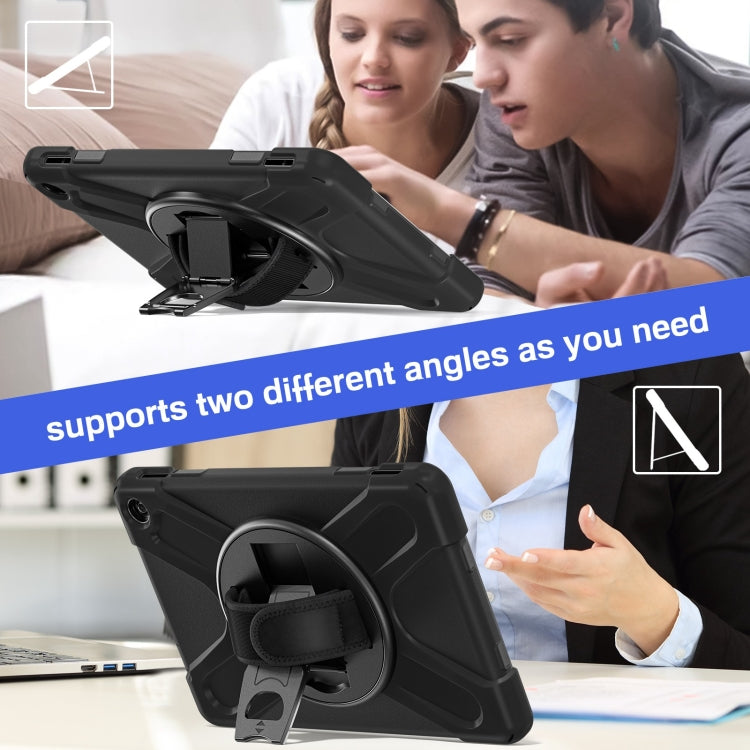 For Amazon Kindle Fire HD10 2023 Silicone Hybrid PC Full Body Tablet Case(Black) - Amazon by PMC TechLife | Online Shopping South Africa | PMC TechLife | Buy Now Pay Later Mobicred