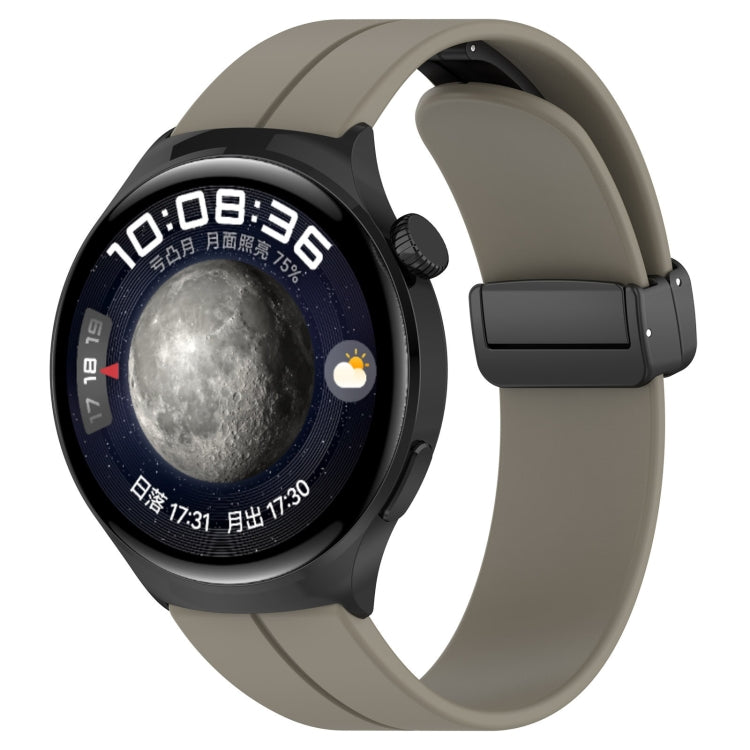 18mm Groove Folding Black Buckle Silicone Watch Band(Space Grey) - free shipping - PMC TechLife - Order now!