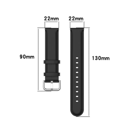 For CMF Watch Pro D395 22mm Round Tail Genuine Leather Watch Band(Pink) - Watch Bands by PMC Jewellery | Online Shopping South Africa | PMC Jewellery