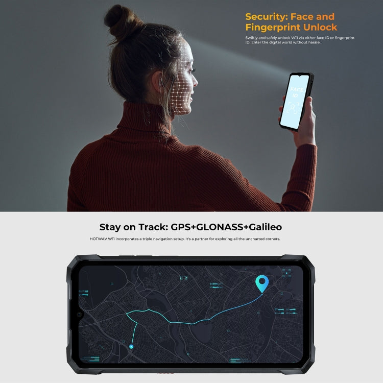 [HK Warehouse] HOTWAV W11 Rugged Phone, 6GB+256GB, Night Vision, 20800mAh, 6.6 inch Android 13 MT8788 Octa Core, Network: 4G, OTG(Bronzed Gold) - Other by HOTWAV | Online Shopping South Africa | PMC Jewellery