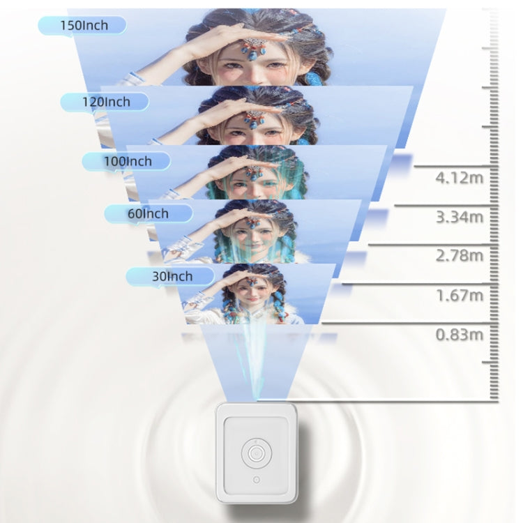 WOWOTO BL14Pro 4.41 inch LCD Display 1080P HD Smart Projector(UK Plug) - LED Projector by WOWOTO | Online Shopping South Africa | PMC TechLife | Buy Now Pay Later Mobicred