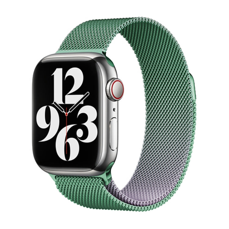 For Apple Watch Series 2 38mm Milan Gradient Loop Magnetic Buckle Watch Band(Light Violet) - Watch Bands by PMC Jewellery | Online Shopping South Africa | PMC Jewellery