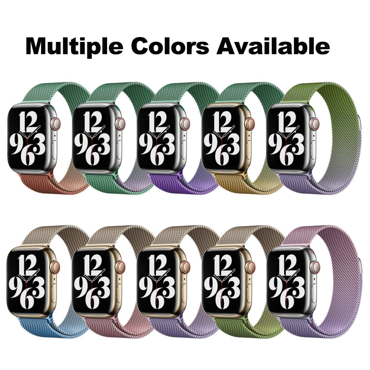 For Apple Watch Series 2 38mm Milan Gradient Loop Magnetic Buckle Watch Band(Light Violet) - free shipping - PMC TechLife - Order now!