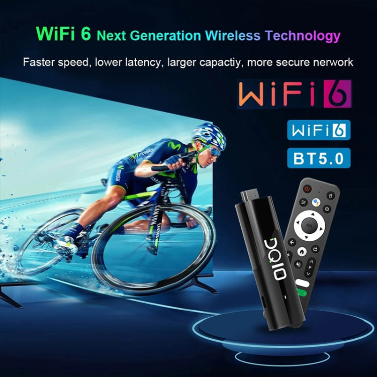 LEMFO DQ10 Allwinner H618 Quad Core ARM Cortex A53 8K HD Android TV Stick, RAM:2GB+16GB(EU Plug) - Android TV Sticks by LEMFO | Online Shopping South Africa | PMC Jewellery | Buy Now Pay Later Mobicred