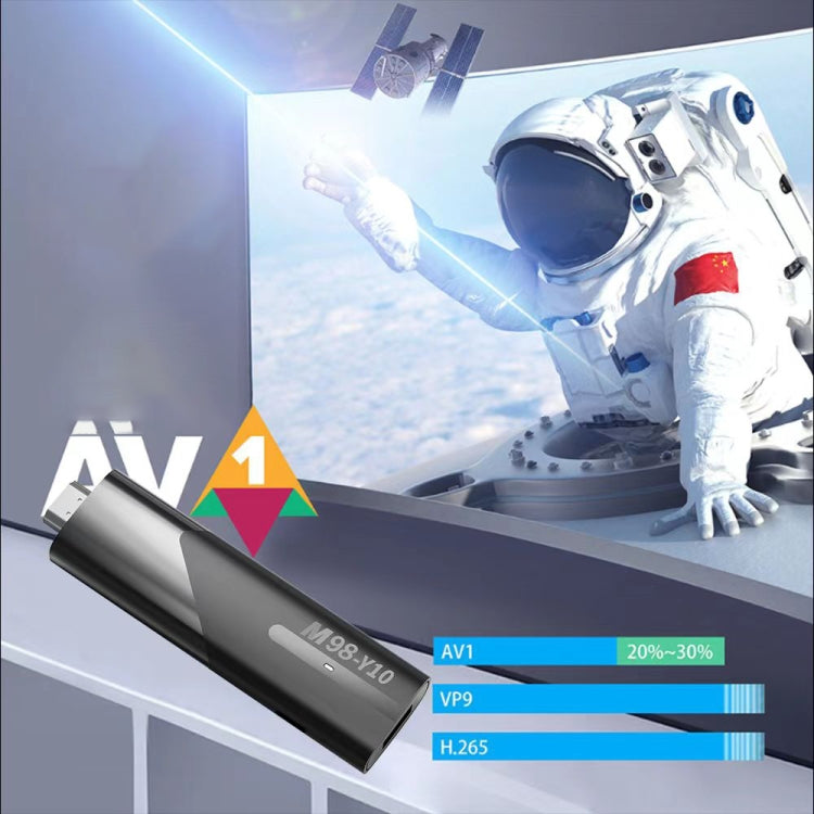 M98-Y10 Allwinner H618 Quad-Core ARM Cortex A53 6K HD Android TV Stick, RAM:2GB+16GB(EU Plug) - Android TV Sticks by PMC Jewellery | Online Shopping South Africa | PMC Jewellery | Buy Now Pay Later Mobicred