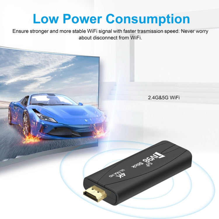 TV98 Rockchip 3228A Quad Core 4K HD Bluetooth Android TV Stick, RAM:2GB+16GB(EU Plug) - Android TV Sticks by PMC TechLife | Online Shopping South Africa | PMC TechLife | Buy Now Pay Later Mobicred