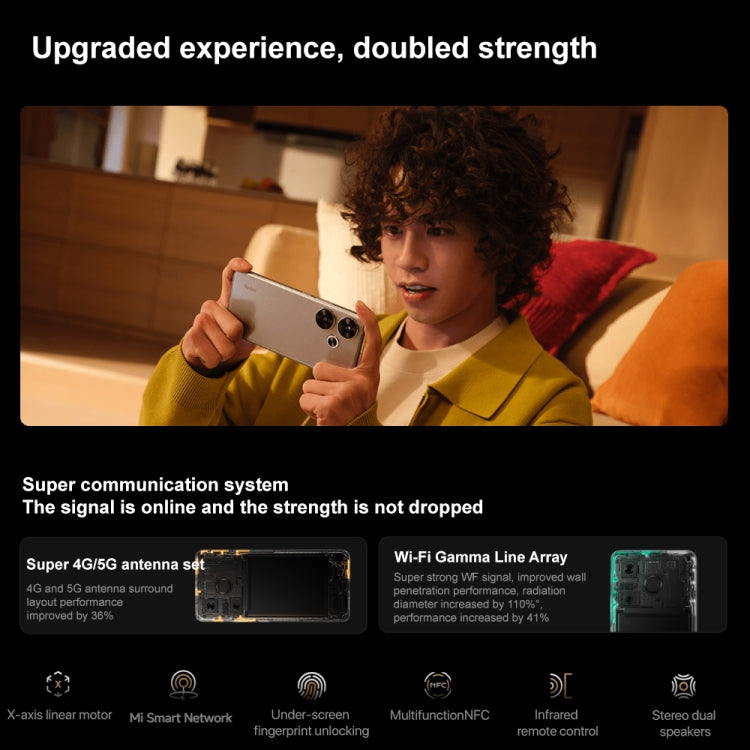 Xiaomi Redmi Turbo 3, 12GB+256GB, 6.67 inch Xiaomi HyperOS Snapdragon 8s Gen 3 Octa Core 3.0GHz, NFC, Network: 5G, Support Google Play(Titanium) - Xiaomi Redmi by Xiaomi | Online Shopping South Africa | PMC Jewellery