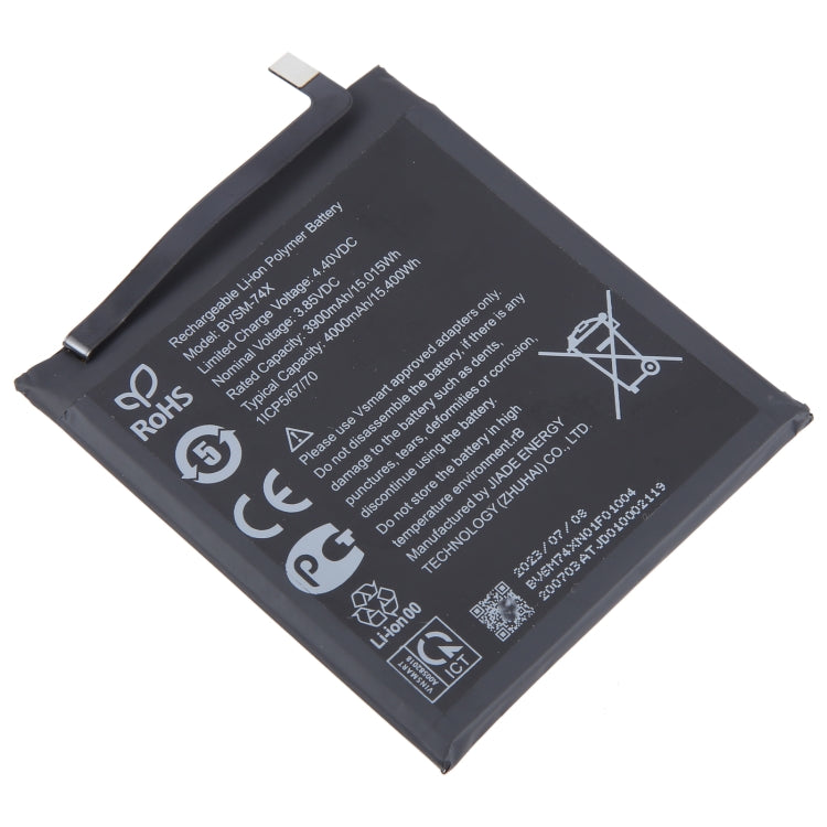 For VSMART BVSM-74X 4000mAh Battery Replacement - Others by PMC Jewellery | Online Shopping South Africa | PMC Jewellery | Buy Now Pay Later Mobicred