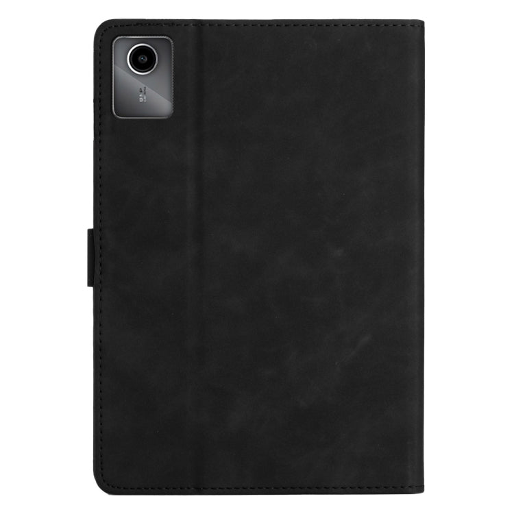 For Lenovo Tab M11/Xiaoxin Pad 11 2024 Coconut Tree Embossed Smart Leather Tablet Case(Black) - Lenovo by PMC Jewellery | Online Shopping South Africa | PMC Jewellery | Buy Now Pay Later Mobicred