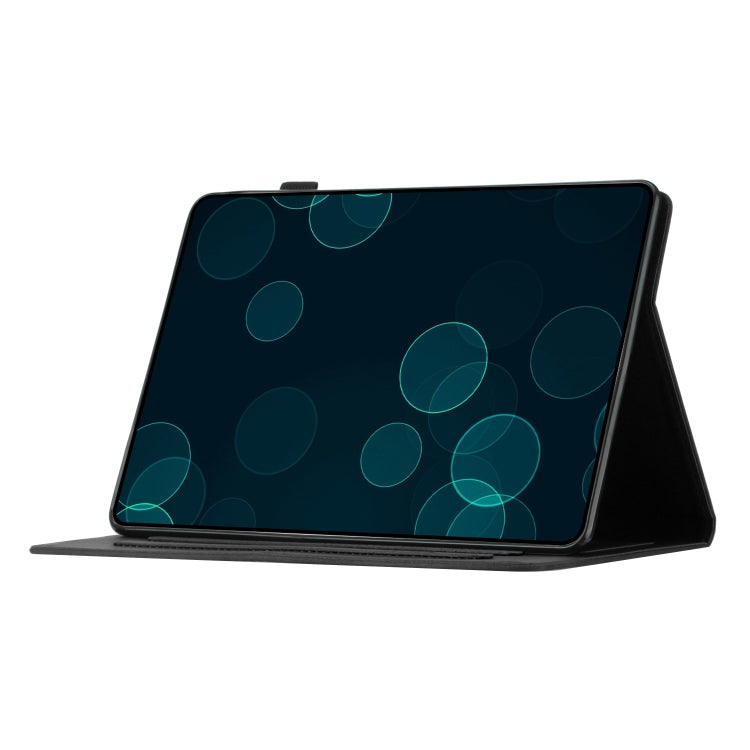 For Lenovo Tab M11/Xiaoxin Pad 11 2024 Coconut Tree Embossed Smart Leather Tablet Case(Black) - Lenovo by PMC Jewellery | Online Shopping South Africa | PMC Jewellery | Buy Now Pay Later Mobicred