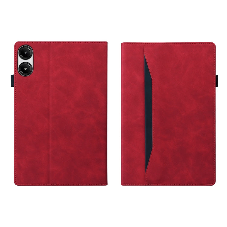 For Xiaomi Redmi Pad Pro 12.1 Splicing Shockproof Leather Tablet Case(Red) - More Tablet Cases by PMC Jewellery | Online Shopping South Africa | PMC Jewellery | Buy Now Pay Later Mobicred