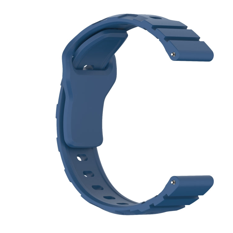 20mm Armor Silicone Watch Band(Dark Blue) - 20mm Bands by PMC TechLife | Online Shopping South Africa | PMC TechLife