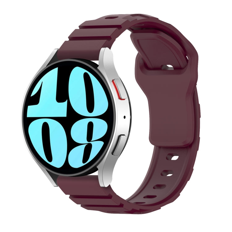 22mm Armor Silicone Watch Band(Wine Red) - 22mm Bands by PMC TechLife | Online Shopping South Africa | PMC TechLife