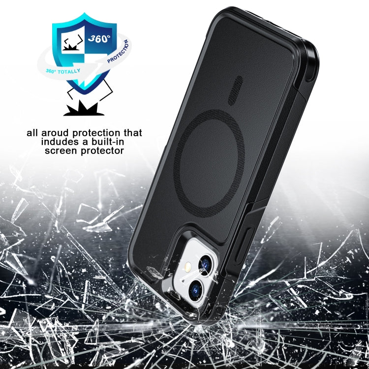 For iPhone 12 / 12 Pro RedPepper Armor Magsafe PC Hybrid TPU Phone Case(Black) - free shipping - PMc TechLife - Order now!