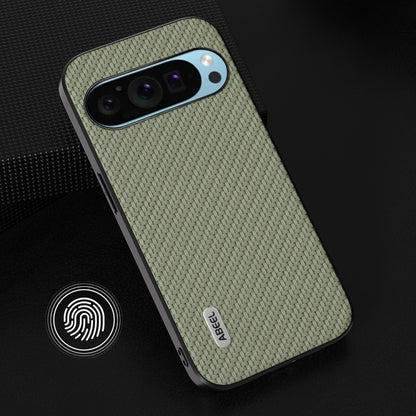 For Google Pixel 9 ABEEL Carbon Fiber Texture Protective Phone Case(Green) - Google Cases by PMC Jewellery | Online Shopping South Africa | PMC Jewellery | Buy Now Pay Later Mobicred