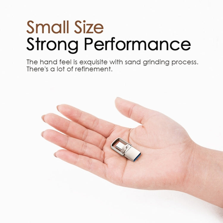 EAGET 64G USB 3.1 + USB-C Interface Metal Twister Flash U Disk, with Micro USB Adapter & Lanyard - free shipping - PMC Jewellery - Order now!