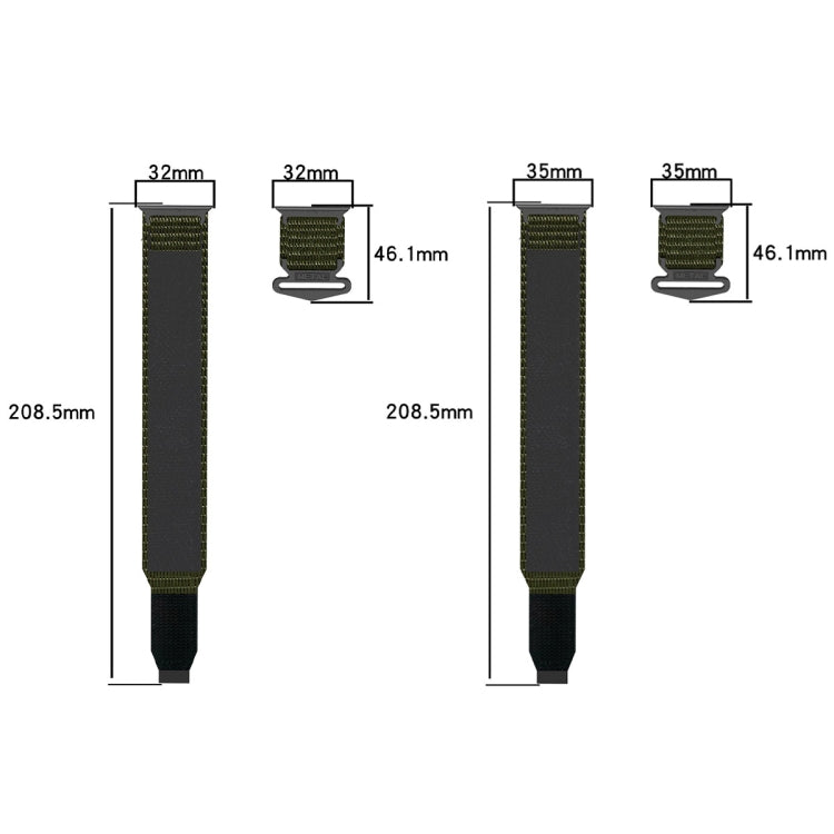 For Apple Watch SE 2022 40mm Nylon Hook And Loop Fastener Watch Band(Orange) - free shipping - PMC TechLife - Order now!