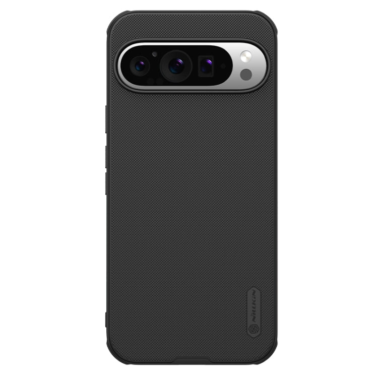 For Google Pixel 9 Pro NILLKIN Frosted Shield Pro Magnetic Phone Case(Black) - Google Cases by NILLKIN | Online Shopping South Africa | PMC TechLife | Buy Now Pay Later Mobicred