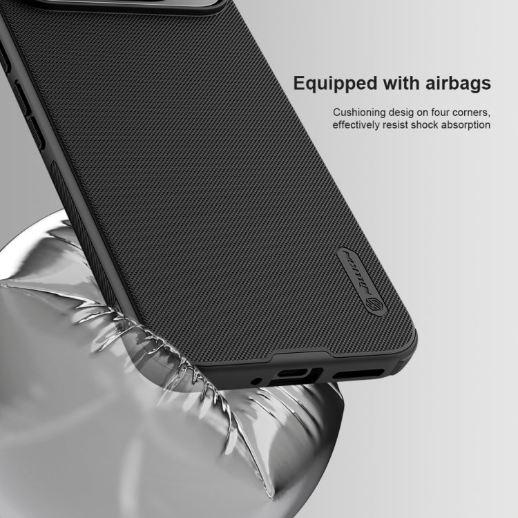 For Google Pixel 9 Pro NILLKIN Frosted Shield Pro Magnetic Phone Case(Black) - Google Cases by NILLKIN | Online Shopping South Africa | PMC Jewellery