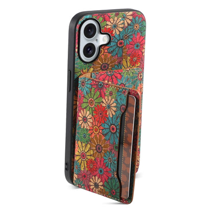 For iPhone 16 Card Slot Holder Phone Case(Spring Green) - iPhone 16 Cases by PMC Jewellery | Online Shopping South Africa | PMC Jewellery | Buy Now Pay Later Mobicred