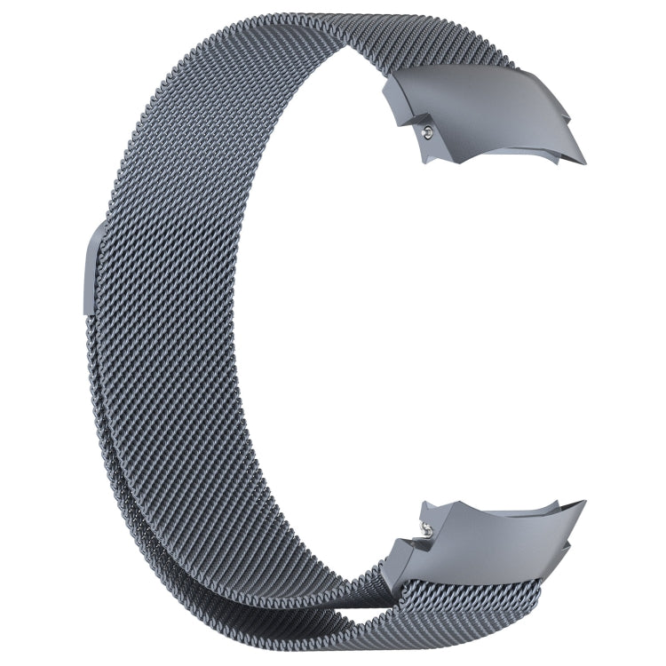 For OPPO Watch X / OnePlus Watch 2 Milan Magnetic Steel Mesh Watch Band(Space Grey) - Watch Bands by PMC Jewellery | Online Shopping South Africa | PMC Jewellery